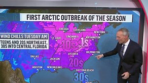 Arctic blast to drop temperatures for millions of Americans