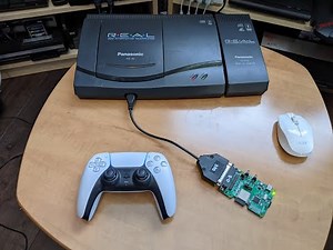 BlueRetro 8 players 3DO The Perfect General with 7 Bluetooth controllers + Wii extensions ESP32 demo