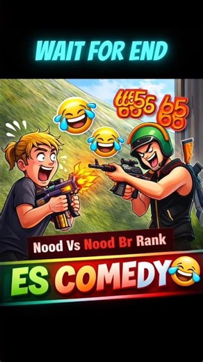 BR Rank Nood vs noods Nood Day By day 🤡 #freefire #new
