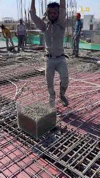 Glass Cube Test | Why Concrete Vibration Is Critical for Strength #shortsfeed #concretevibrator