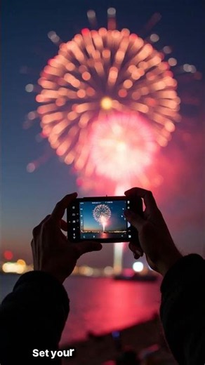 The exact camera settings for perfect fireworks photos #photography #fireworks