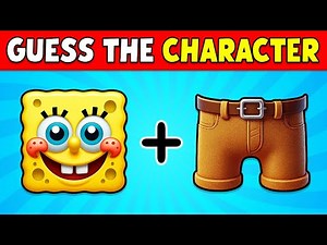 Guess SpongeBob Characters by Emoji 🧽🍔 | SpongeBob SquarePants Quiz