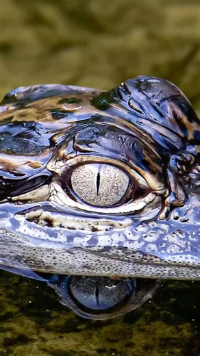 Ever seen the transparent inner eyelid of an alligator? #shorts