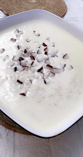 Creamy Coconut Rice Pudding Dessert Recipe