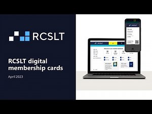 RCSLT digital membership cards