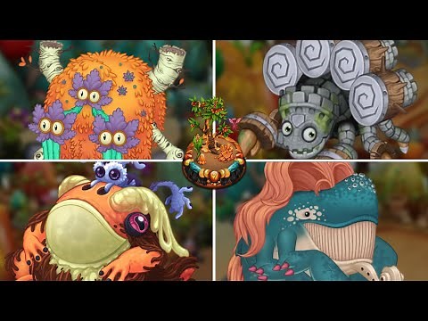 Amber Island - All New Monsters with Epic Bisonorus | My Singing Monsters