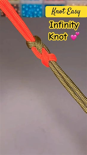 Easy infinity knot #shorts #howto #knot #paracord #tutorial