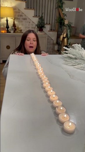 Christmas Party Game: Candle-Blowing Fun with a Festive Twist || WooGlobe