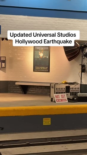 Universal Studios Hollywood celebrates the 60th anniversary of its studio tram tour with an refurbished Earthquake sequence. The update includes newer set pieces and a refresh of the classic scene #universalstudioshollywood #studiotour #LA #themeparks