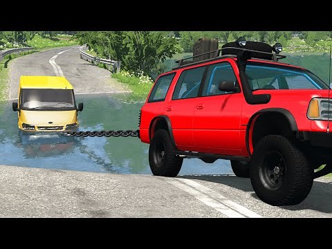 Cars vs Deep Water #2 – BeamNG.Drive