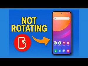 Auto Rotate On but Screen Won't Rotate (Easy Fix) | Why Your Phone Won't Rotate (Home & Lock Screen)