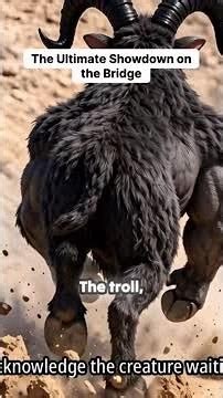 The bridge showdown: Goat vs. Troll!