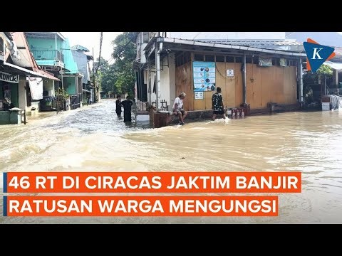 Floods Inundate 46 Neighborhood Associations (RT) in Ciracas, East Jakarta, 696 Residents Evacuated
