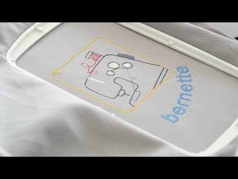 Tutorial bernette Sticksoftware Customizer: Aussticken eines Musters