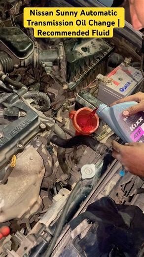 How to Change Nissan Sunny Automatic Gearbox Oil | Full Guide When & Which Oil to Use