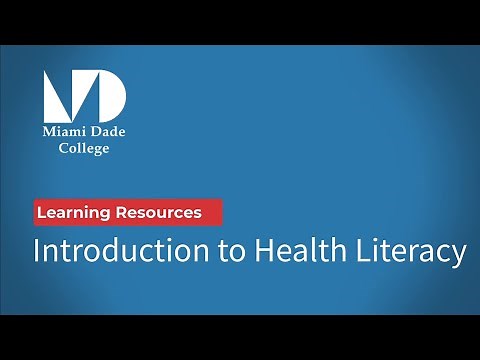 Introduction to Health Literacy