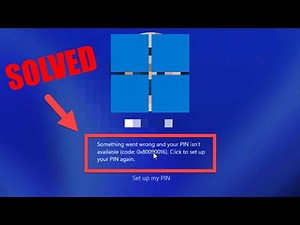 Solved: Something happened and your pin isn't available. Click to set up your Pin again | Windows 11