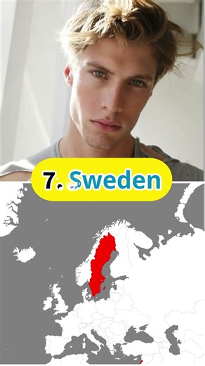Top 10 Countries With Most Handsome Men In The World #mrmapinformer #map #handsomemen