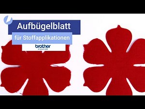 Aufbügelblatt für Stoffapplikationen | Schritt für Schritt