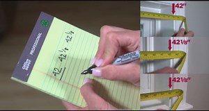 LOTUS & WINDOWARE Cordless Mini Blind, 1" Vinyl Slats, 47" Wide x 60" Long - White, Window Blinds for Home and Office, Interior Door Blinds - Light Filtering