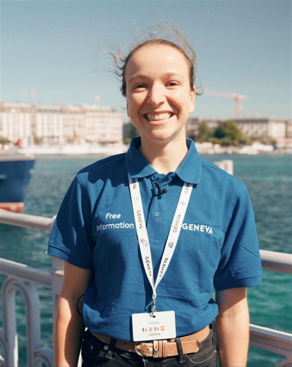 Geneva Tourist Angel Amélie shares her favourite summer spot and treat to unlock in the city. Hint: It's a local snack to enjoy with a lakeside view! 🍦 | Geneva Tourism | Switzerland