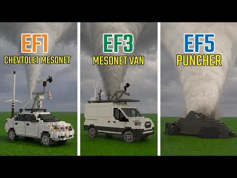 Tornado Puncher vs Mesonet Vehicles | Teardown Physics