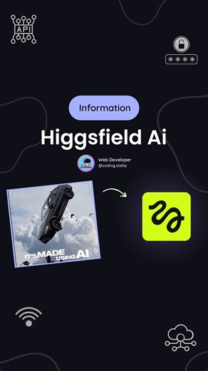 Stella • Coding • HTML • CSS • JAVASCRIPT on Instagram: "💬 Comment “Cinema” to get the link 🚗 This car just dropped from the sky… but it’s not real 😮 It’s made with AI - and you can make it too. This was created using @higgsfield.ai Cinema Studio 🎬 You can create highly cinematic videos like this in any aspect ratio. These aren’t normal AI videos - they follow proper storytelling and look super realistic. Here’s how to make one 👇 ✨ Create images for your story in Cinema Studio 🎥 Switch to