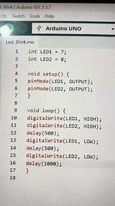 Multiple Led Blink using Arduino Uno
