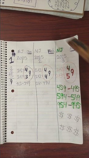 New Jersey pick 3 lottery numbers