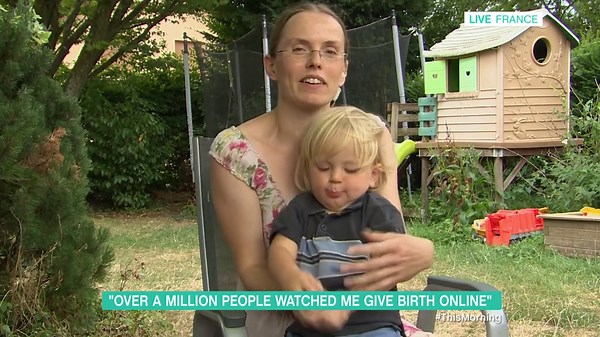 Mum who gave birth in her garden online hopes to empower women