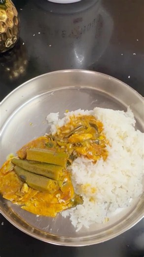 Lunch with fish head curry #fishheadcurry #fishcurry #food