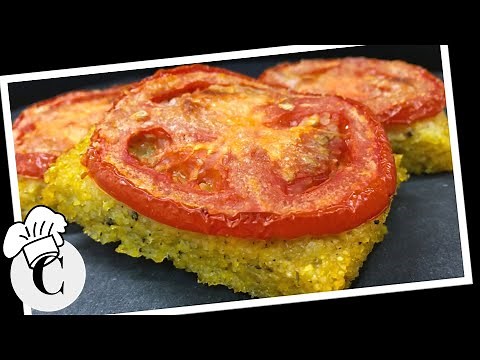 Baked Polenta with Tomatoes and Parmesan! An Easy, Healthy Recipe!