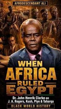 EGYPT WAS ONCE RULED BY BLACK KINGS FROM KUSH. #self-determination