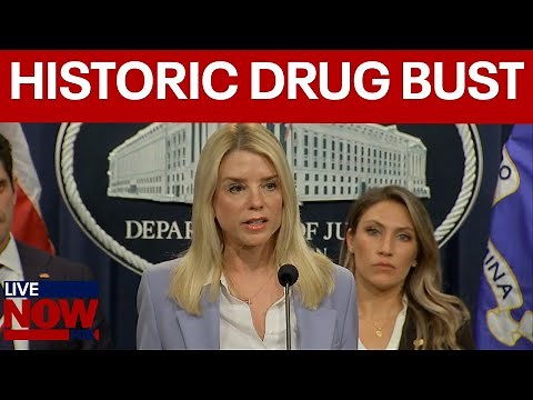 Pam Bondi announces largest fentanyl bust in US history