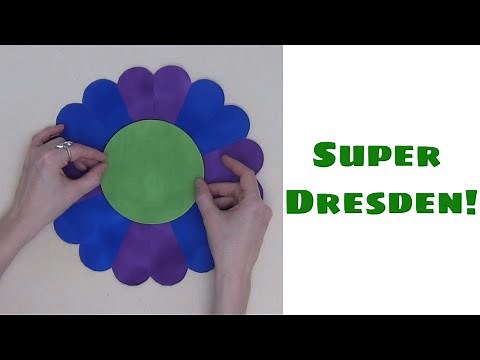 How to Make a Super Dresden Plate Quilt Block, Traditional Quilt Piecing and Applique with Leah Day