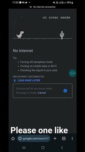 CHROME WITHOUT INTERNET GAME #freefire #equipou #iphone #heroic #freefirehighlights #viral