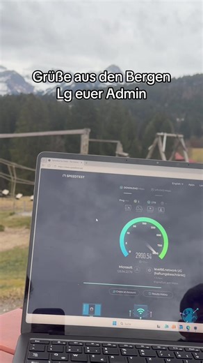 Speedtest in den Bergen: Internetverbindung prüfen
