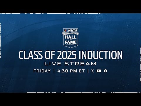 2025 NASCAR Hall of Fame Red Carpet
