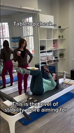 When your Pilates instructor says “table top”… we take it very seriously. ☕️