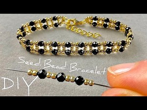 Crystal Bracelet Tutorial: Seed Bead Bracelet Tutorial for Beginners | Easy Beading Tutorials
