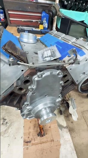 How to align an LS front timing cover! #ls #shorts #reels #howto #ebaymotors #fyp #sponsorme #ebay