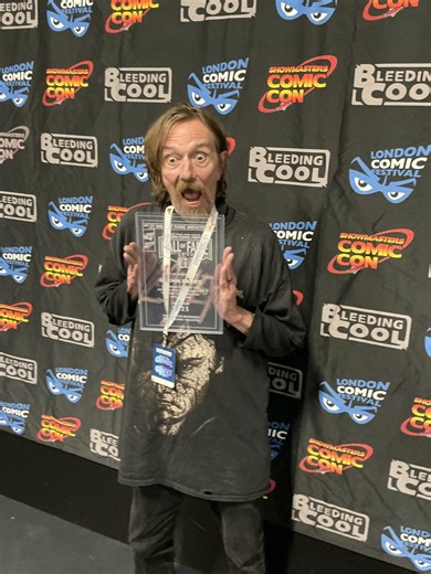 Glenn Fabry & Simon Furman Into London Film And Comic Con Hall Of Fame