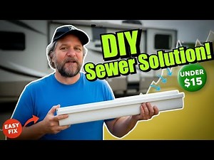 This $15 Vinyl Gutter Hack Solved My RV Sewer Hose Problem