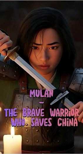 The Epic Story of Mulan in 1 Minute | Disney’s Brave Warrior 🌸⚔️