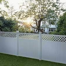 [Hot Item] High Quality 6FT. H X 6FT. W Vinyl Plastic Privacy Fence Garden Fence