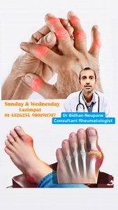 Joint Pain, Gout & Uric acid, Lupus SLE, RA, Osteoarthritis etc.. We are here to guide you.... Dr Bidhan Neupane Consultant Rheumatologist For appointment 01-4526234 9801911707 #nepalimuser #kathmandu #fypシ #rheumatoidarthritis #gout #jointhealth #jointpain #jointmobility #drarchanshumsher #nepali_instagrammers | MARK International Kidney Centre