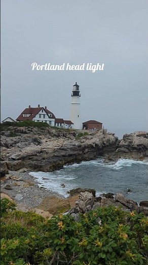 Visit Maine : Portland head light, a lighthouse at Cape Elizabeth, Maine