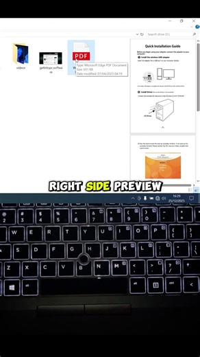 File Open Kiye Baghair Dekho! 😲 #shorts #computer