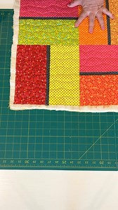 Christa Watson on Instagram: "Binding video 2/5 Here’s how I trim up my quilt edges in preparation for #machinebinding. Any questions?? #terracetilesquilt #dazzledotsfabric #hobbsinside @hobbsbatting"