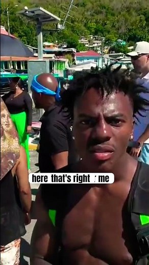 Ishowspeed pool party Madness🌊🎉 Saint Lucia &St Vincent IRL! 🎉🎤🎉 #shorts